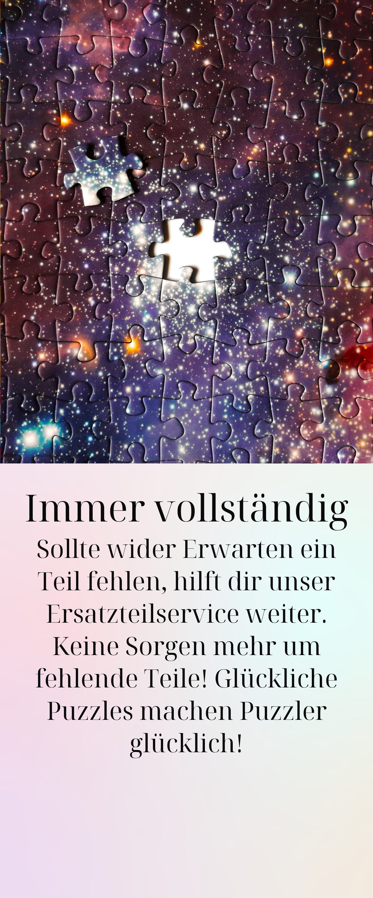 Immer vollständig