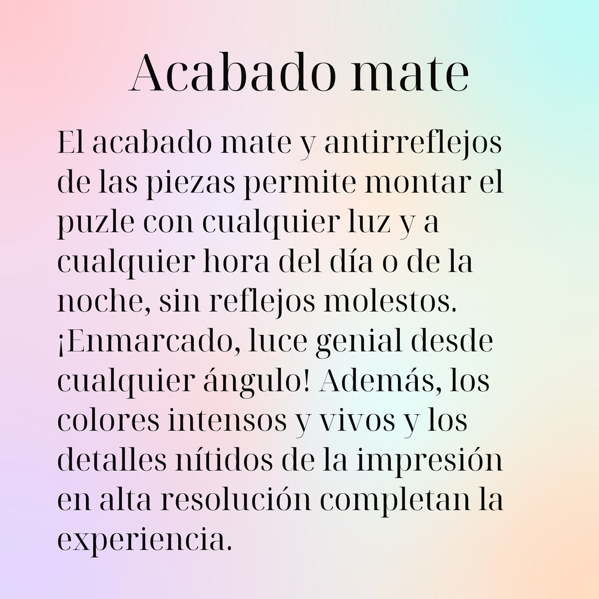 Acabado mate