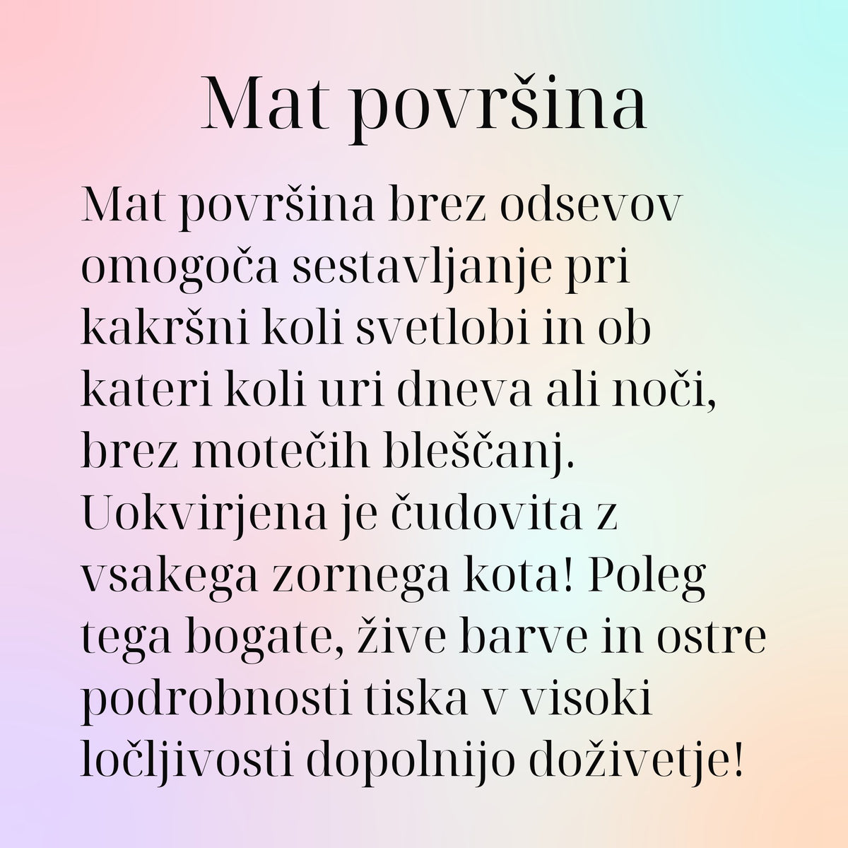 Mat površina