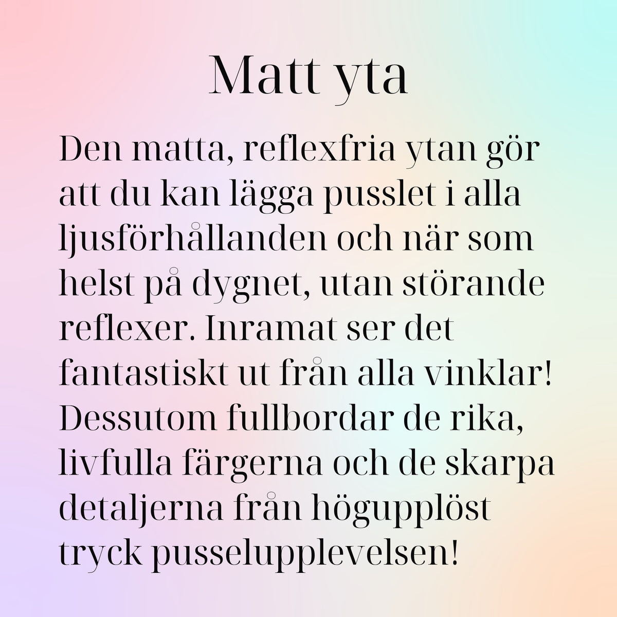 Matt yta