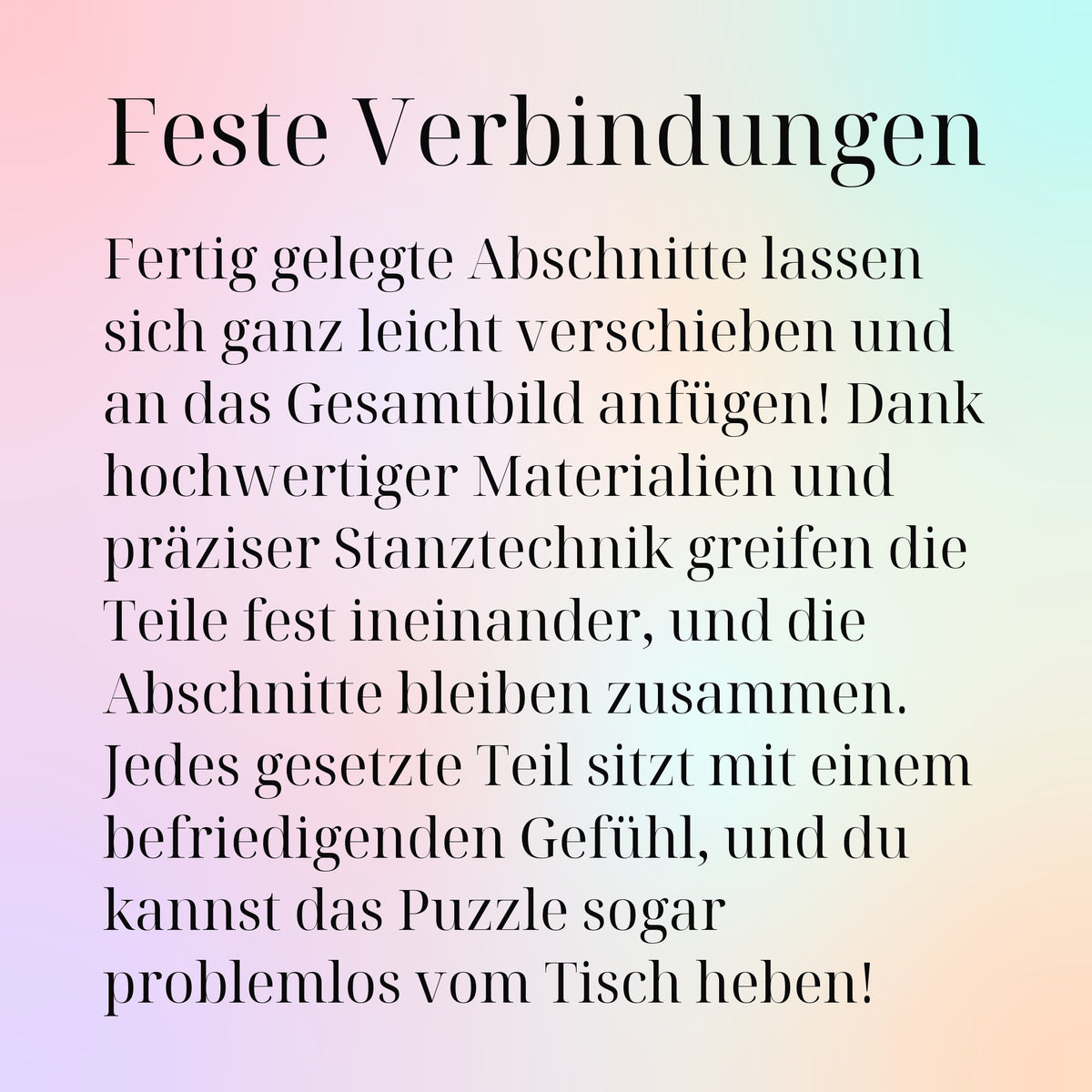 Feste Verbindungen