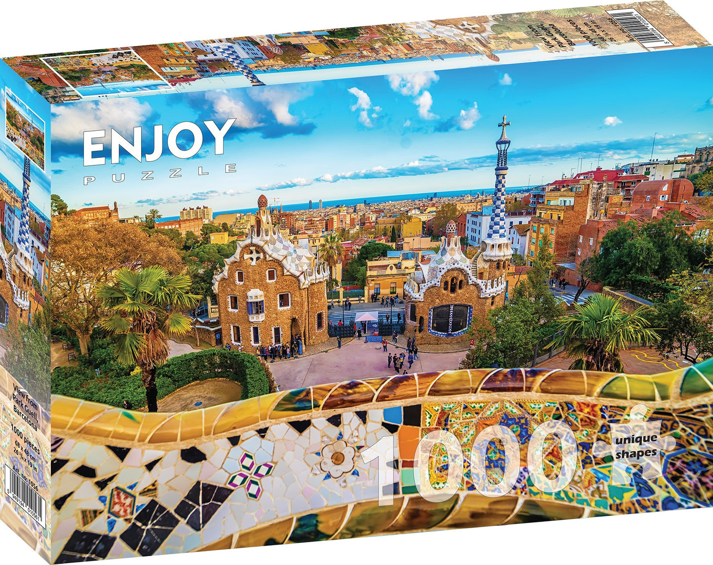 Barcelona View from Park Güell 1000 Piece Jigsaw Puzzle