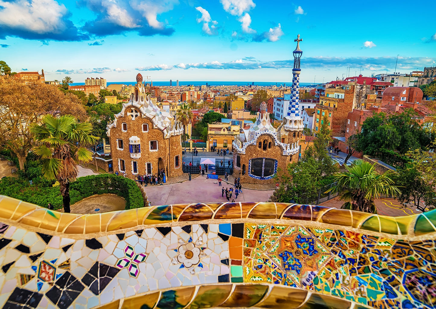 1000 Pieces Jigsaw Puzzle - View from Park Guell (1056)