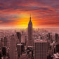 1000 Pieces Jigsaw Puzzle - Sunset Over New York Skyline (1068)