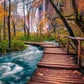 1000 Pieces Jigsaw Puzzle - Forest Stream in Plitvice (1089)