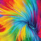1000 Pieces Jigsaw Puzzle - Colorful Paint Swirl (1095)