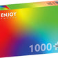1000 Pieces Jigsaw Puzzle - Colorful Rainbow Gradient