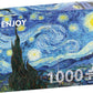 1000 Pieces Jigsaw Puzzle - Vincent Van Gogh: Starry Night