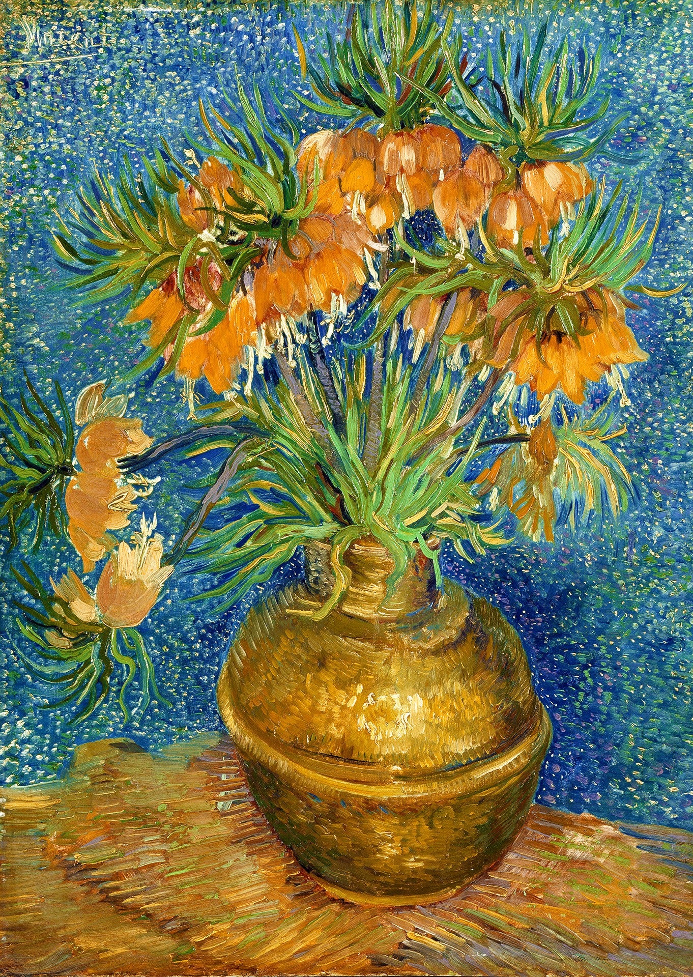 1000 Pieces Jigsaw Puzzle - Vincent Van Gogh: Fritillaries in a Copper Vase (1113)