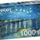 1000 Pieces Jigsaw Puzzle - Vincent Van Gogh: Starry Night Over Rhone