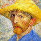 1000 Pieces Jigsaw Puzzle - Vincent Van Gogh: Self-portrait with a Straw Hat (1143)