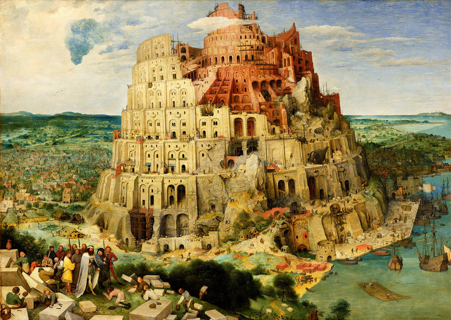 1000 Pieces Jigsaw Puzzle - Pieter Bruegel: The Tower of Babel (1146)