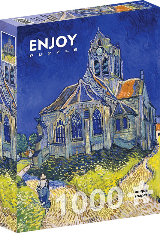 1000 Pieces Jigsaw Puzzle - Vincent Van Gogh: The Church in Auvers-sur-Oise
