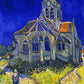 1000 Pieces Jigsaw Puzzle - Vincent Van Gogh: The Church in Auvers-sur-Oise (1152)