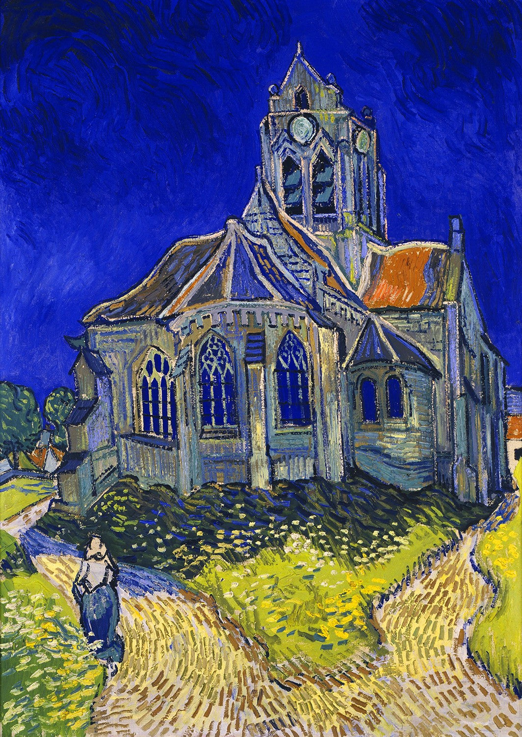 1000 Pieces Jigsaw Puzzle - Vincent Van Gogh: The Church in Auvers-sur-Oise (1152)