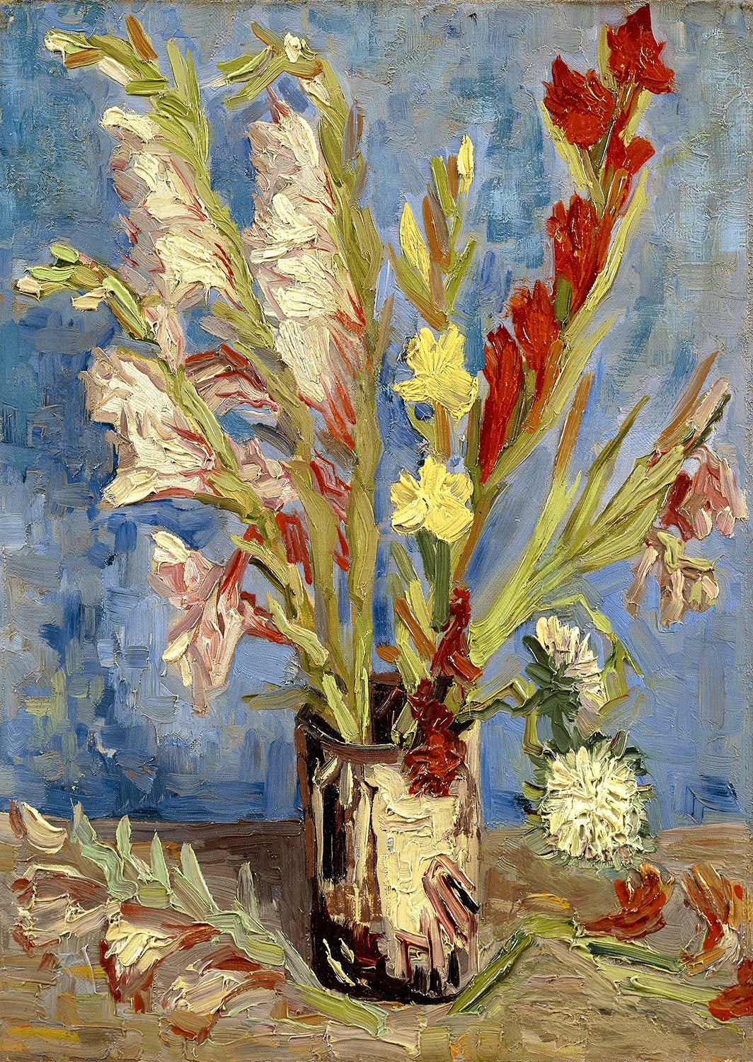 1000 Pieces Jigsaw Puzzle - Vincent Van Gogh: Vase with Gladioli and Chinese Asters (1161)