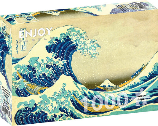 1000 Pieces Jigsaw Puzzle - Katsushika Hokusai: The Great Wave off Kanagawa