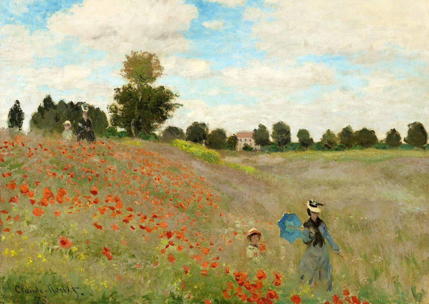 1000 Pieces Jigsaw Puzzle - Claude Monet: Poppy Field (1200)
