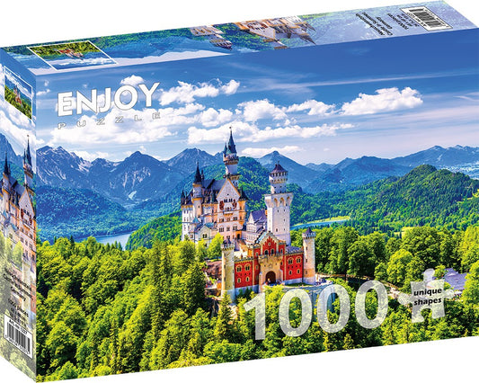 1000 Pieces Jigsaw Puzzle - Neuschwanstein Castle in Summer