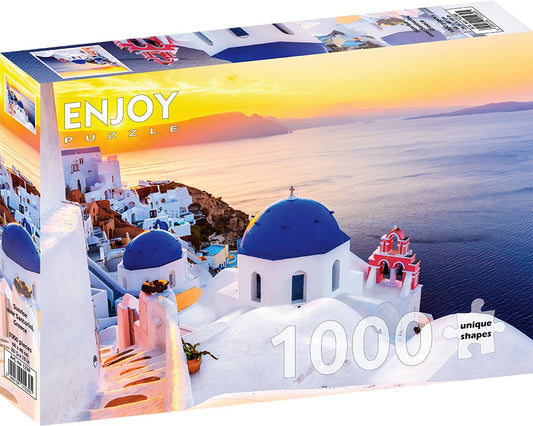 1000 Pieces Jigsaw Puzzle - Sunrise over Santorini