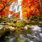 1000 Pieces Jigsaw Puzzle - Autumn Waterfall (1245)