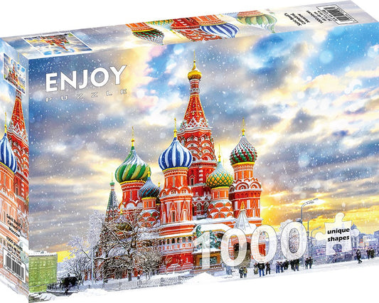 1000 Pieces Jigsaw Puzzle - Saint Basil's Cathedral