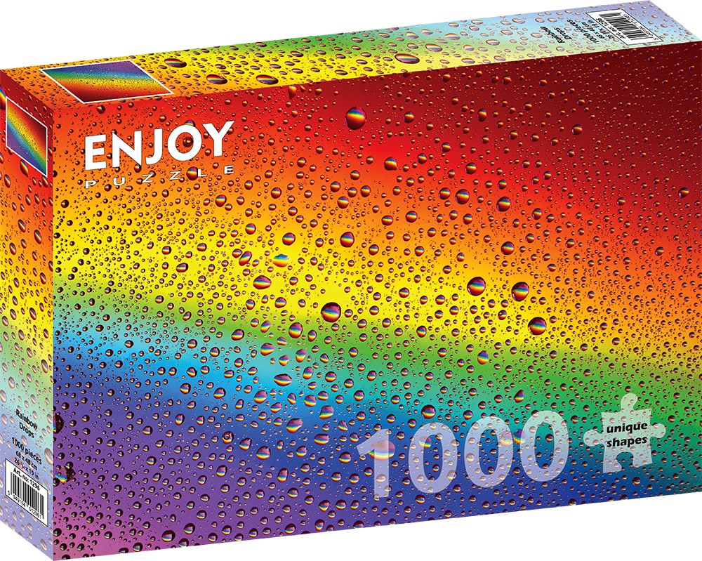 Rainbow Donuts 1000 Piece Jigsaw Puzzle - Colorful, Challenging & Fun For Adults