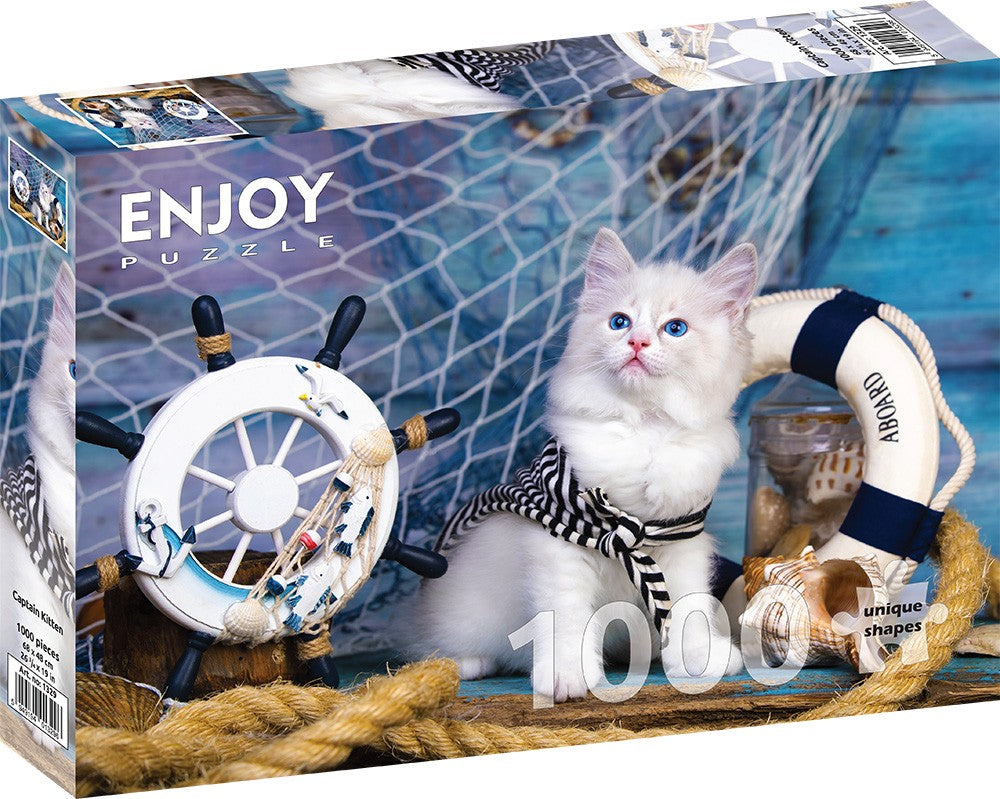 1000 Pieces Jigsaw Puzzle - Captain Kitten