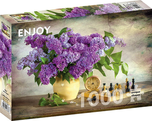 1000 Pieces Jigsaw Puzzle - Lilac and Chess