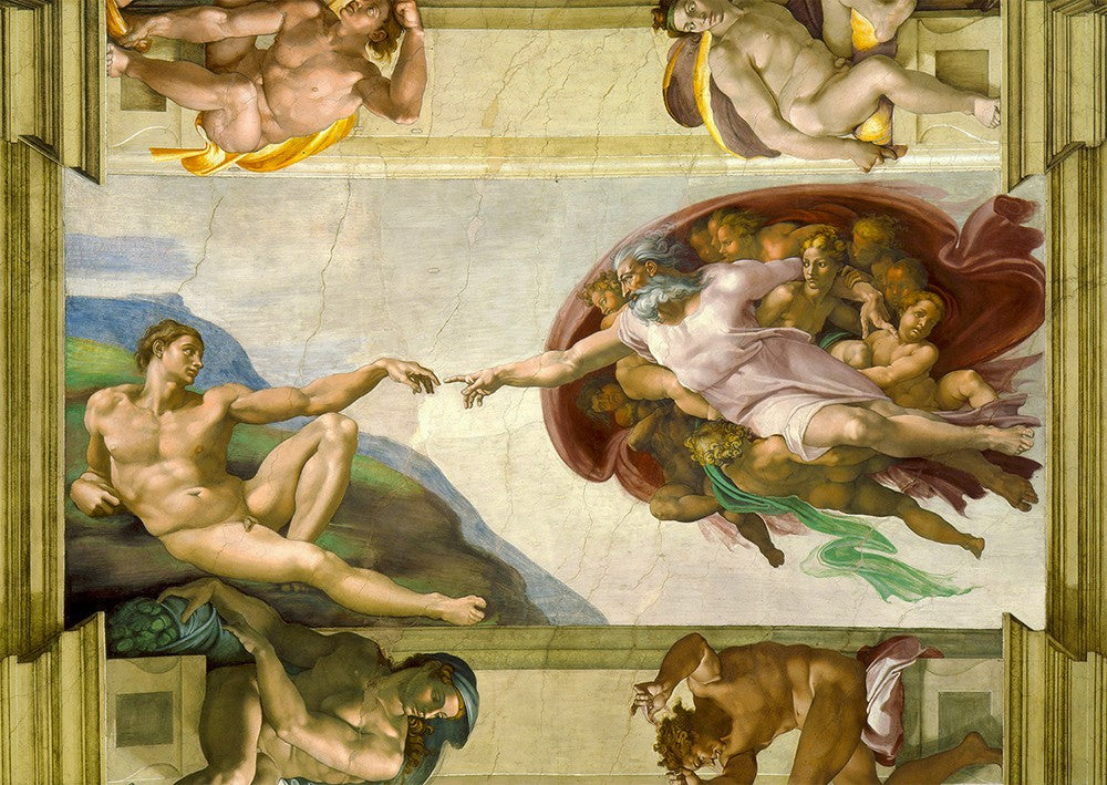 1000 Pieces Jigsaw Puzzle - Michelangelo Buonarroti: The Creation of Adam (1383)