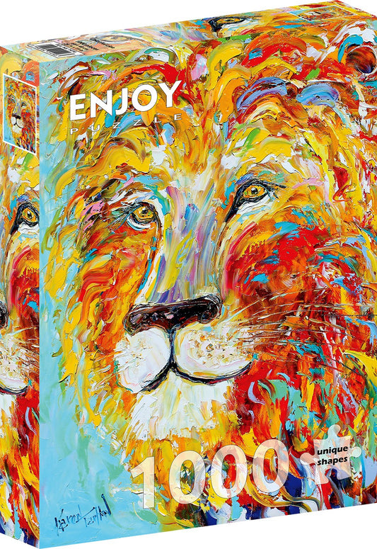 1000 Pieces Jigsaw Puzzle - Colorful Lion