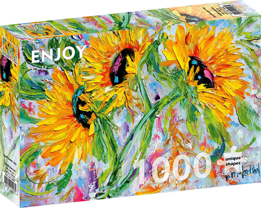 1000 Pieces Jigsaw Puzzle - Sunflower Joy