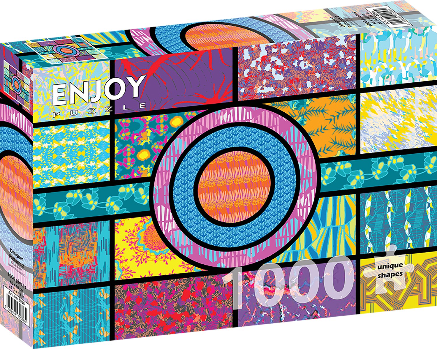 1000 Pieces Jigsaw Puzzle - Designer Patterns 2 (2056) โ ENJOY Puzzle