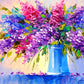 1000 Pieces Jigsaw Puzzle - Bouquet of Lilacs in a Vase (1696)