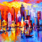 1000 Pieces Jigsaw Puzzle - Evening New York (1705)