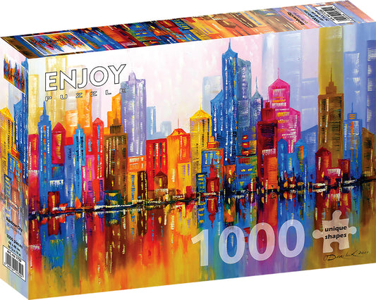 1000 Pieces Jigsaw Puzzle - Rainbow City