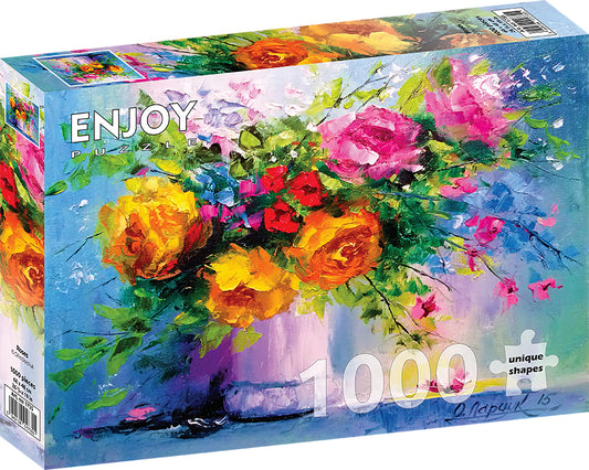 1000 Pieces Jigsaw Puzzle - Roses