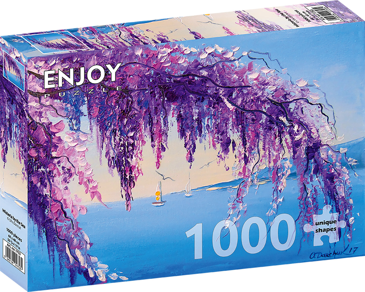 1000 Pieces Jigsaw Puzzle - Wisteria by the Sea