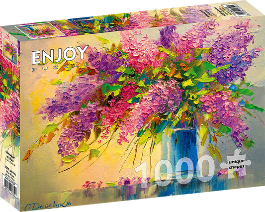 1000 Pieces Jigsaw Puzzle - A Bouquet of Lilacs