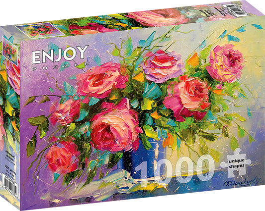 1000 Pieces Jigsaw Puzzle - A Bouquet of Roses