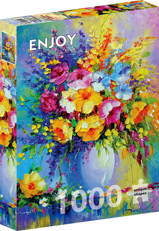1000 Pieces Jigsaw Puzzle - Bouquet of Summer Flowers