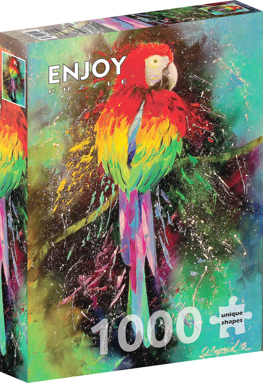 1000 Pieces Jigsaw Puzzle - Colorful Parrot