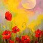 1000 Pieces Jigsaw Puzzle - Poppies in the Moonlight (1823)