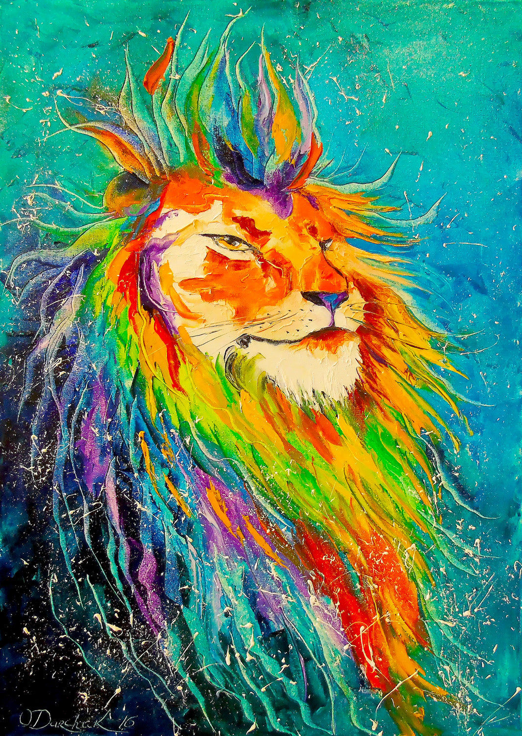 1000 Pieces Jigsaw Puzzle - Rainbow Lion (1826)