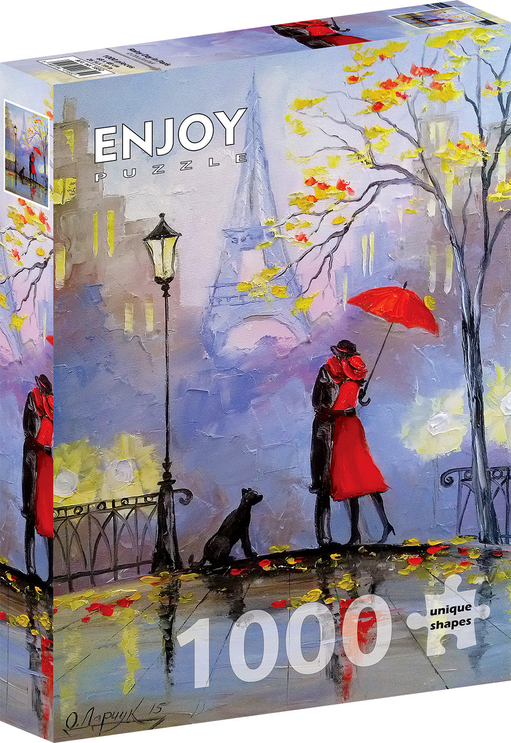 1000 Pieces Jigsaw Puzzle - Rainy Day in Paris