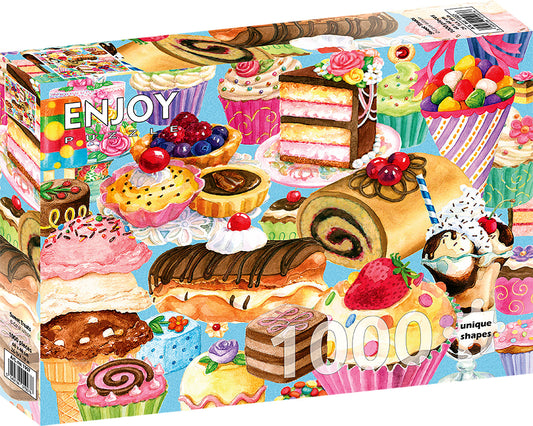 1000 Pieces Jigsaw Puzzle - Sweet Treats