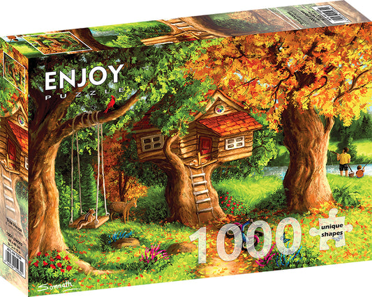 1000 Pieces Jigsaw Puzzle - Tree House