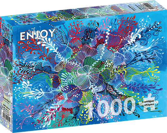 1000 Pieces Jigsaw Puzzle - Ocean Blues (2001)