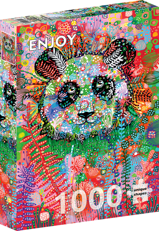 1000 Pieces Jigsaw Puzzle - Enigmatic Panda (2007)
