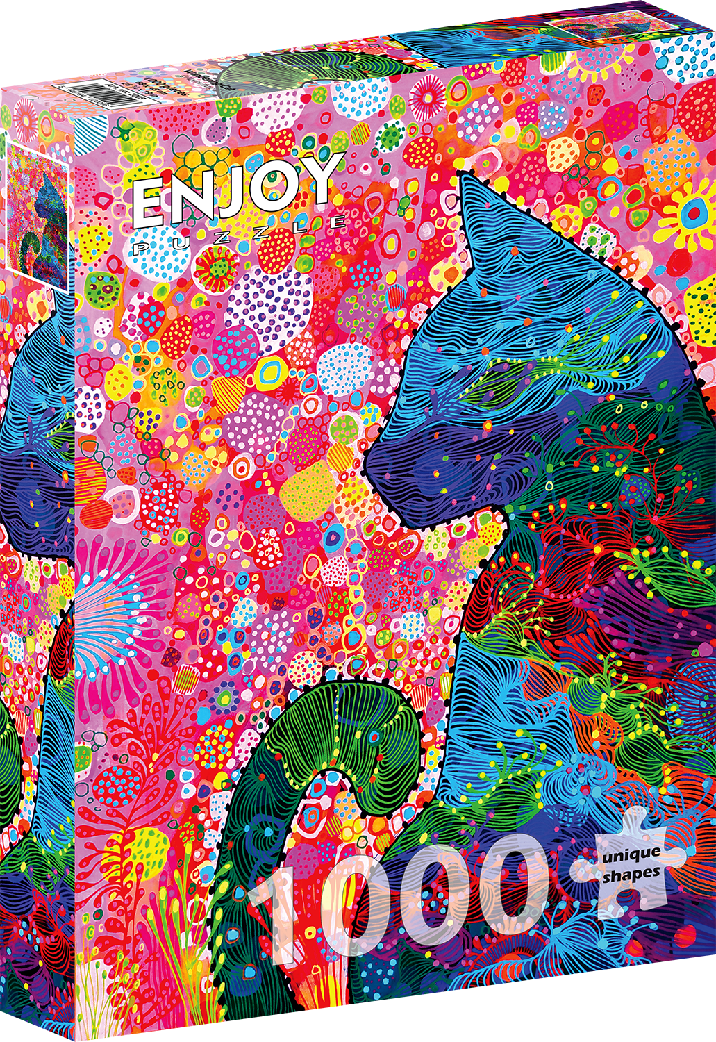 1000 Pieces Jigsaw Puzzle - Wandering Cat (2009)